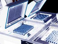 A set of photographs of different sample holders.